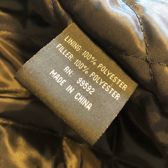 Leather Bomber Jacket by Perry Ellis Portfolio XXL - Picture 3 of 8